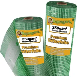 Aquagart 8m Gitterfolie, Gartenfolie, Gewächshausfolie, Frühbeetfolie 2m breit