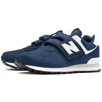 New Balance 574 Sneaker, Navy Textile Other, 30