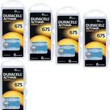Duracell Hörgerätebatterie 675 1,45 V 6er Blister 630 mAh Zink Luft Activair