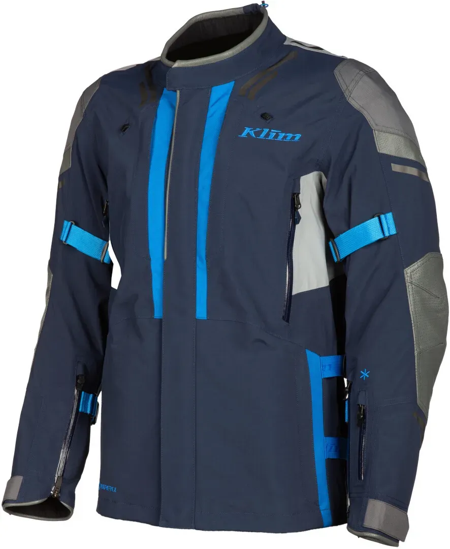 Klim Latitude 2023 Motorrad Textiljacke, blau, Größe S für Männer