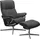 Stressless Stressless® Relaxsessel »Mayfair«, mit Cross Base, Größe S, M & L, Holzakzent Schwarz grau