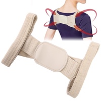 Buckel-Korrekturgürtel, Beige Rückenstütze für Lendenwirbelstütze und Aufrecht, Atmungsaktive Rückenstütze, Geradehalter, Haltungskorrektur für Frauen und Männer(L-Beige)