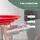 bremermann Universal-Glasdeckel Silikonrand, 30/32/34 cm, groß Rot,