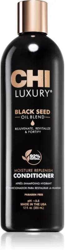 CHI Luxury Black Seed Oil Moisture Replenish Conditioner feuchtigkeitsspendender Conditioner für die leichte Kämmbarkeit des Haares 355 ml