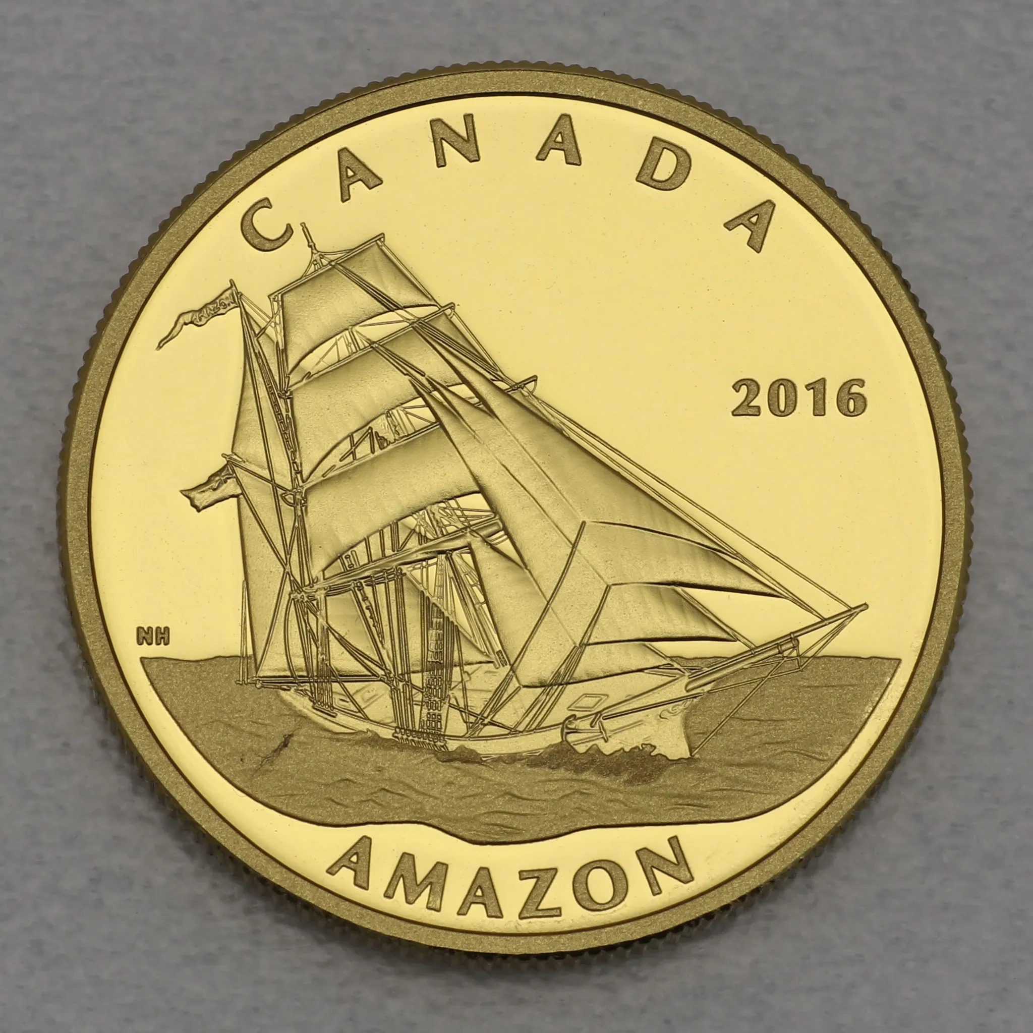 Goldmünze 200 Dollar Amazon 2016 Das Vermächtnis der Großsegler (Kanada)