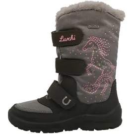 Lurchi "Lurchi Kalina-Sypmpatex", Mädchen, Gr. 28, grau (steel), Kunstfaser, Schuhe Stiefel