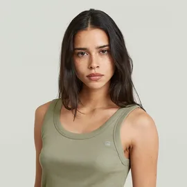 G-Star Slim Rib Tanktop Grün M