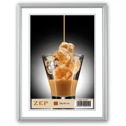 Zep AL1S2, Aluminium, Silber, Einzelbilderrahmen, Tisch, Wand, 13 x 18 cm, Recht