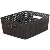 Curver Aufbewahrungskorb hellgrau B/H/L: ca. 29,6x13,3x35,5 cm - Hellgrau