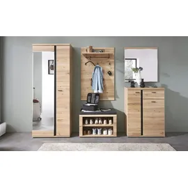 Stella Trading Garderobenpaneel Bari 80 x 128 x 30 cm Eiche