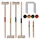 vidaXL Krocket-Set Holz 4 Spieler