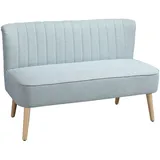 Homcom Sofa Holz Stoff, Schaumstoff