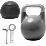 Kettlebell Kings | Verstellbare Wettkampf-Kugelhantel | Verstellbares Kugelhantel Gewicht von 12 kg bis 32 kg Wettkampf-Kugelhantel für Hebe- und Krafttraining im Fitnessstudio oder zu Hause