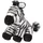 Wild Republic Pocketkins Eco Zebra 13 cm Mehrfarbig