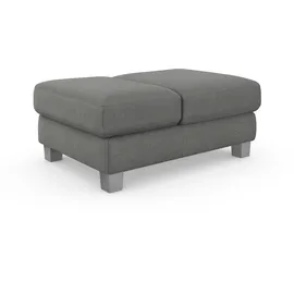 sit&more Polsterhocker Dundee 75 x 46 cm Grau