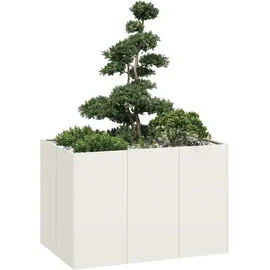 vidaXL Pflanzgefäß 40 x 80 x 80 cm Weiß