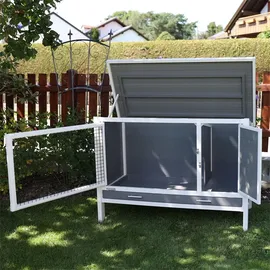 Kerbl - Eco Kunststoffstall Samy Xl Stall für Kleintiere Hasenstall,