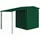 Biohort Seitendach für GH Europa 2/3/4 A Dunkelgrün 150 x 156 cm