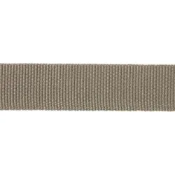 Ripsband, 26 mm – taupe | Gerster beige