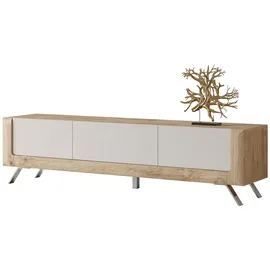 Home Affaire Kasai Lowboard 199 cm Beige Metall/MDF/Melamin