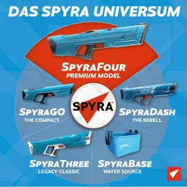 Spyra Four Wasserpistole 15,0 m Reichweite