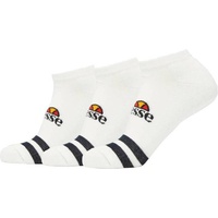 Ellesse Unisex Sneaker Socken MELNA Trainer Liner, Sport, Logo Weiß 43-46,5