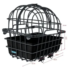 Mijnen Pieper Tierkorb Luna XL schwarz