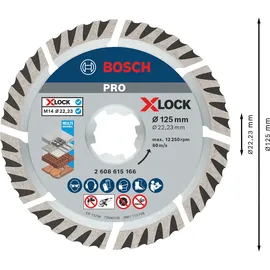 Bosch Trennscheibe X-LOCK Ø 125 mm 1 St.