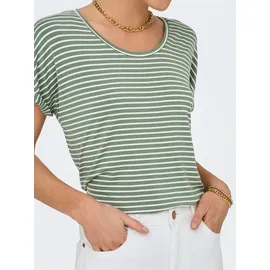 Jdy Kurzarmshirt JDYSISSY S/S O-NECK TOP JRS grün XS (34)