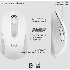 Logitech Signature M650 Gr. L rechts Weiß