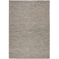 rug and roll Handwebteppich, Grau, Textil, Ethno, Rechteckig, 55x80 cm, für Fußbodenheizung geeignet, Teppiche & Böden, Teppiche, Flachgewebe-Teppiche