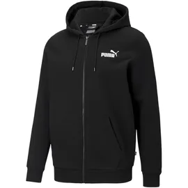 Puma Essentials Small Logo Fleece-Kapuzenjacke Herren 01 black XXL