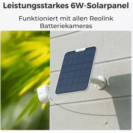 Reolink Argus Eco weiß, Series B320 inkl. Solarpanel, 2er-Pack