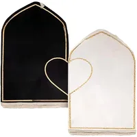 Muslimischer Gebetsteppich Für Paare, Gebetsmatten-Set Für Frauen Und Männer, Herzgemustert, Weich, Islamische Geschenke Für Ramadan, Eid, Valentinstag