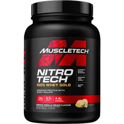 Muscletech Nitro Tech 100% Whey Gold (2lbs) French Vanilla Crème EINHEITSGRÖSSE