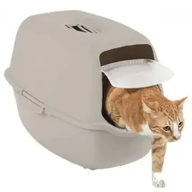 Rotho Bailey Katzentoilette Mit Haube - Beige - One Size