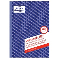 Avery Zweckform Lieferschein »1721« A5 SD mit Empfangsschein gelb