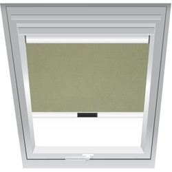 Roto Verdunklungsrollo Braunbeige 1-V04, 65x118 cm (6/11), 647 Kunststoff,Aluminiumschiene,Elektro,Roto