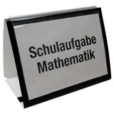 TimeTex Whiteboard-Tisch-Flipchart A4 ca. 33 x 25 cm Schwarz/Weiß