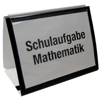 TimeTex Whiteboard-Tisch-Flipchart A4 ca. 33 x 25 cm Schwarz/Weiß