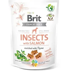 BRIT CARE Dog Crunchy Cracker Insects rich in Salmon 200g