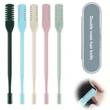 Viechoes 2024 Neues Doppelseitiges nasenhaarmesser,10 pcs 2-in-1 nasal hair cutter,nasenlochhaarentferner-werkzeug,nasierer,Tragbarer nasenhaarschneider,nasenhaarschneiderklinge für Damen und Herren