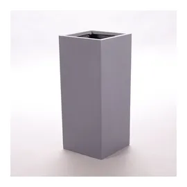 eleganteinrichten Pflanzkübel 30 x 30 x 90 cm Grau