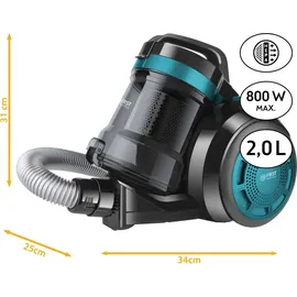 First Austria TZS FIRST AUSTRIA Bodenstaubsauger 800W blau