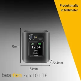 Bea-fon Fold 10 2G schwarz