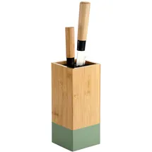 KESPER Messerblock, Bambus Hellbraun/Grün 58031