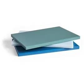 HAY Slice Schneidebrett-Set Polyethylen 1  Medium  rot