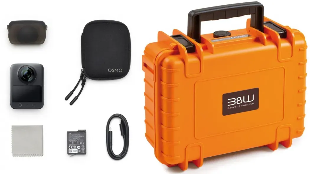 DJI Osmo 360  Standard Combo + B&W Case Typ 1000 Orange| Dealpreis