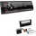 EHO Kenwood KMM-BT209 1-DIN Autoradio Bluetooth USB AUX mit Einbauset für Ford Focus II anthrazit