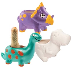 Dinosaurier Keramik Blumentöpfe   (pro Set 3) Keramik & Porzellan